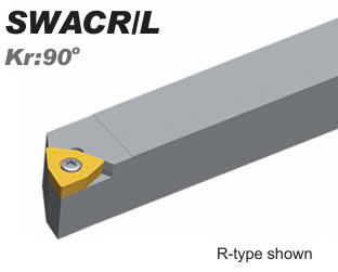 Cán dao tiện ngoài 90 độ SWACR/L 