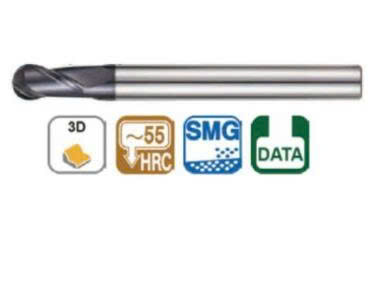text Dao phay cầu 2 me 55HRC mã GHSB-2 hãng FCT