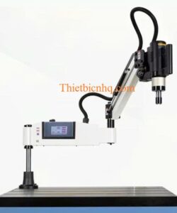 Máy taro điện M3-M16 động cơ Servo tạo ren chính xác trên thép, inox, nhôm với tay cần xoay linh hoạt 360°